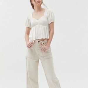 - UO Angelo smocked bodice top